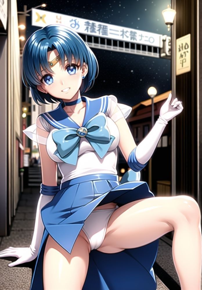 サンプル画像3:夜街で発情！セーラー戦士(二次元の華道) [d_322708]