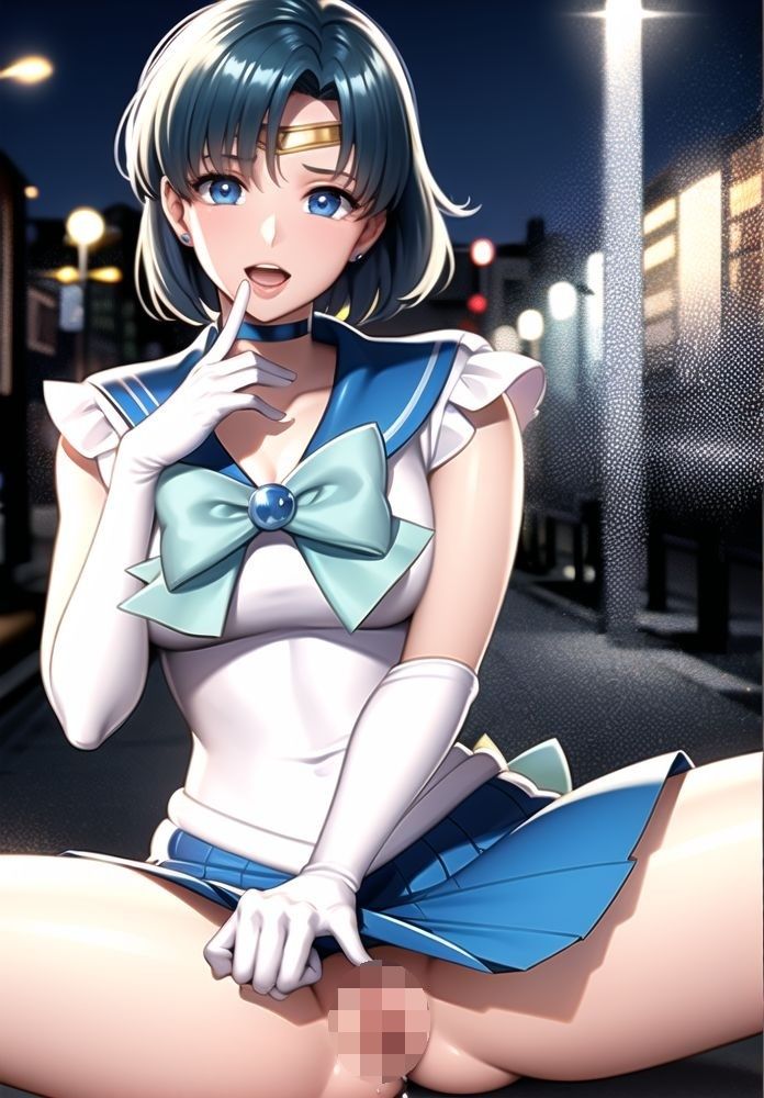 サンプル画像5:夜街で発情！セーラー戦士(二次元の華道) [d_322708]