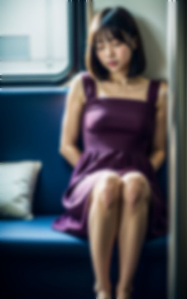 サンプル画像2:電車で●っ払いの美女が電車で睡眠・・・パンチラ盗撮スペシャル！(コントラスト企画) [d_322738]