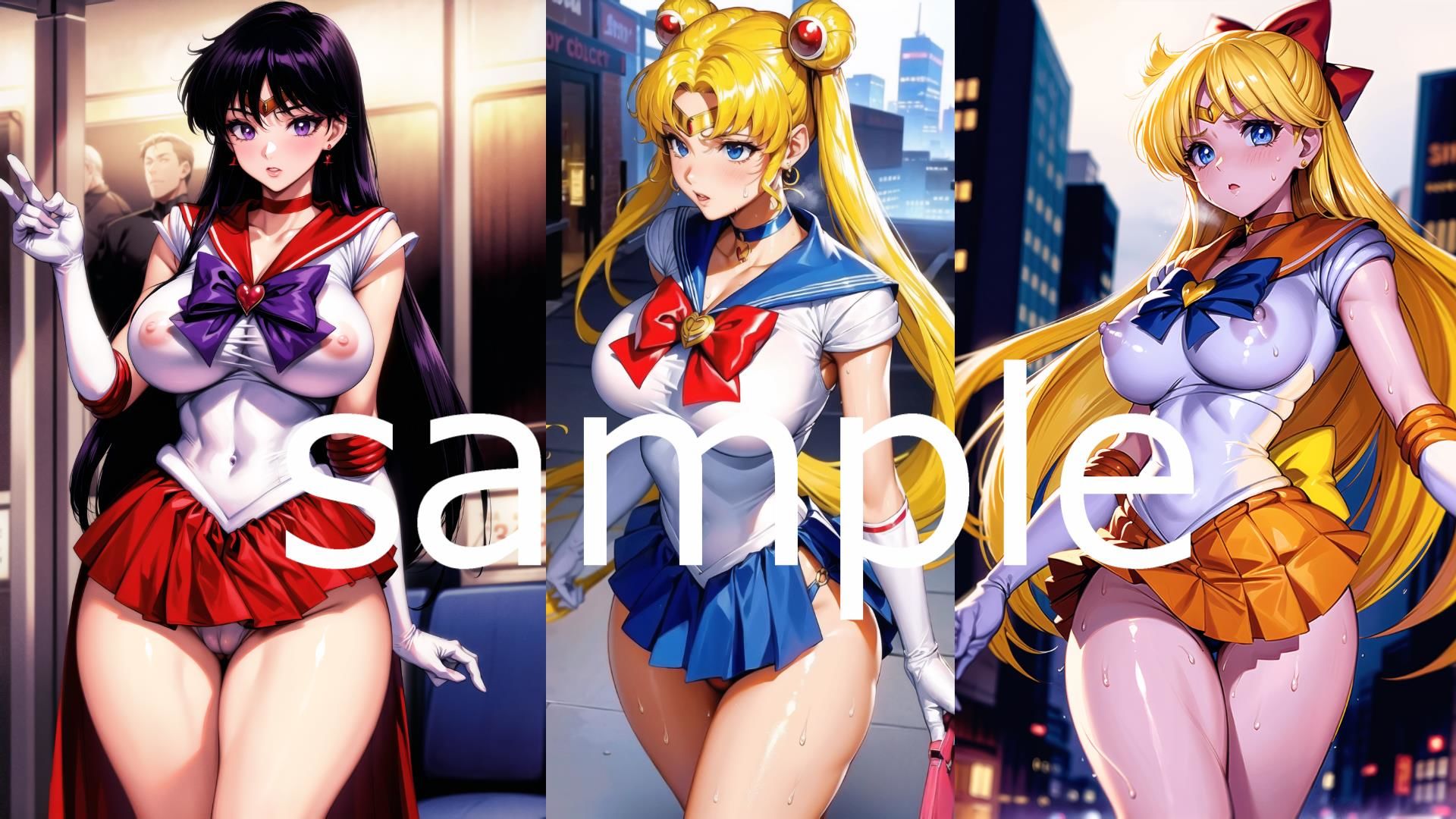 サンプル画像1:【フルカラー】ハイグレ人間にされてしまった後、孕ませられたセーラー戦士たちvol.3(コスパ美女ファクトリー) [d_322786]