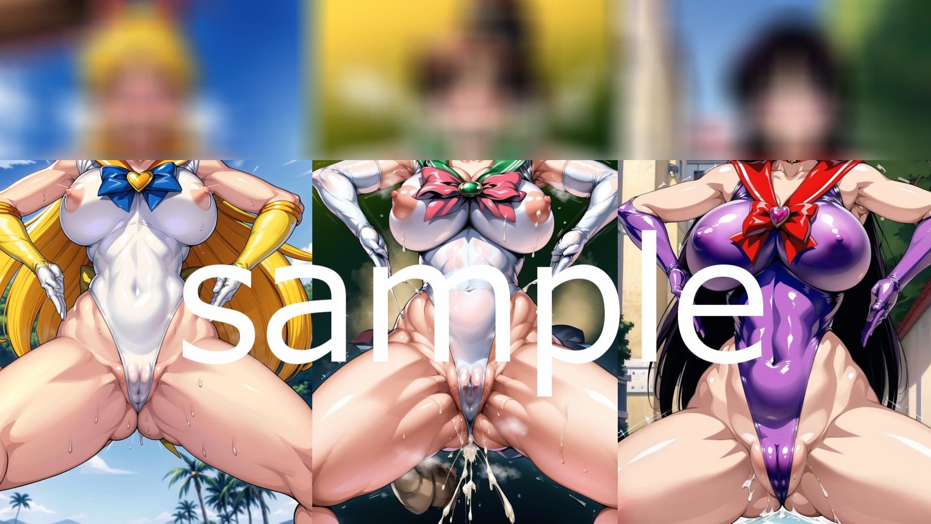 サンプル画像2:【フルカラー】ハイグレ人間にされてしまった後、孕ませられたセーラー戦士たちvol.4(コスパ美女ファクトリー) [d_322787]