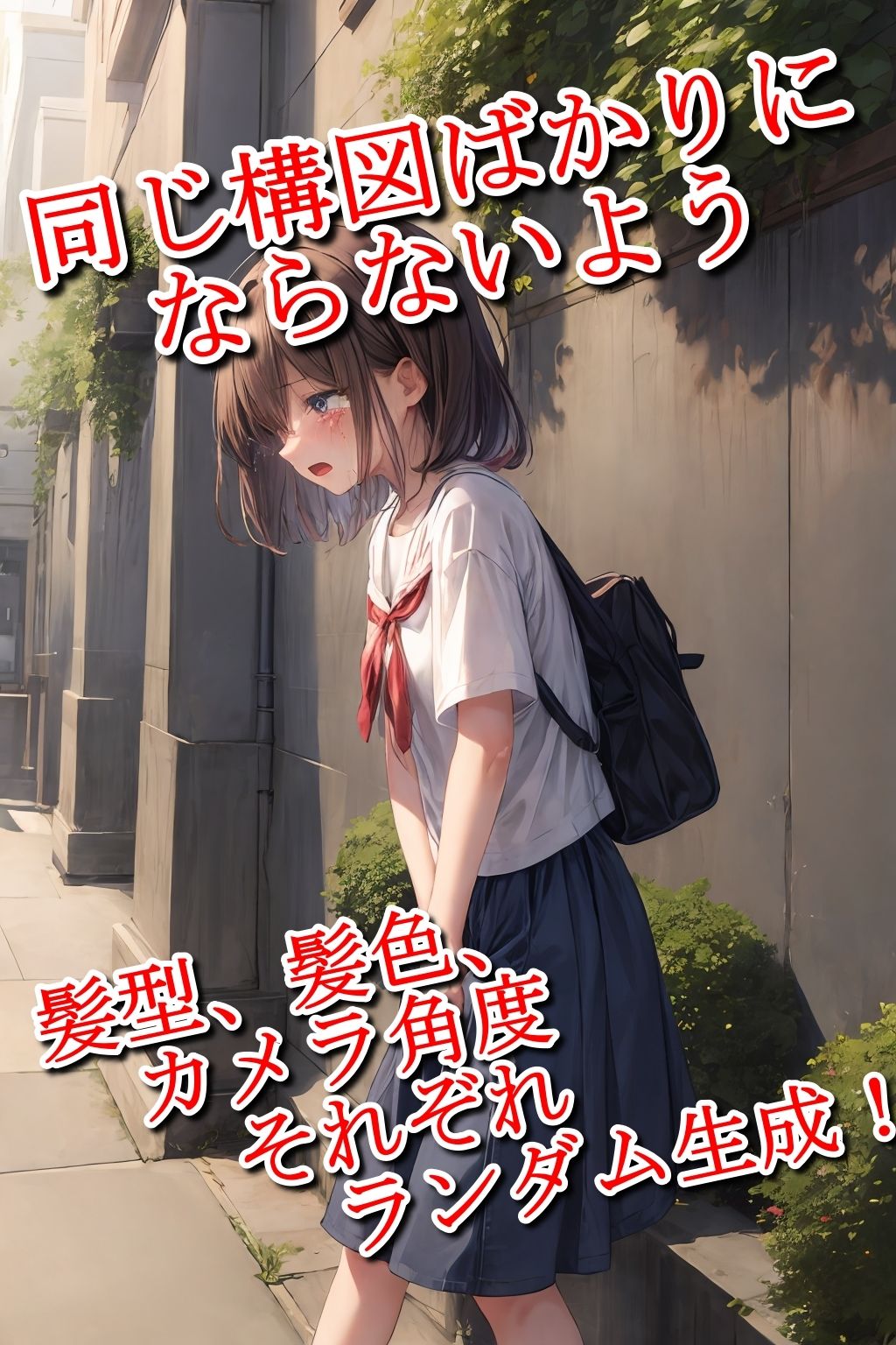 サンプル画像2:おもらし美少女(まほろ先生) [d_322831]