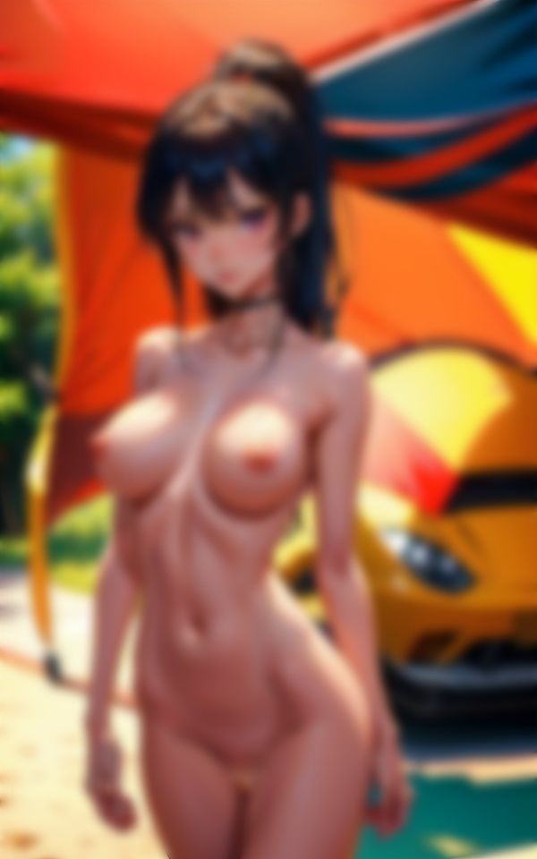 サンプル画像1:キャンプ場〜トップモデルだけが集まる野外で最高のBBQ〜全裸でえちえちスペシャル(くぱぁの国王) [d_322843]