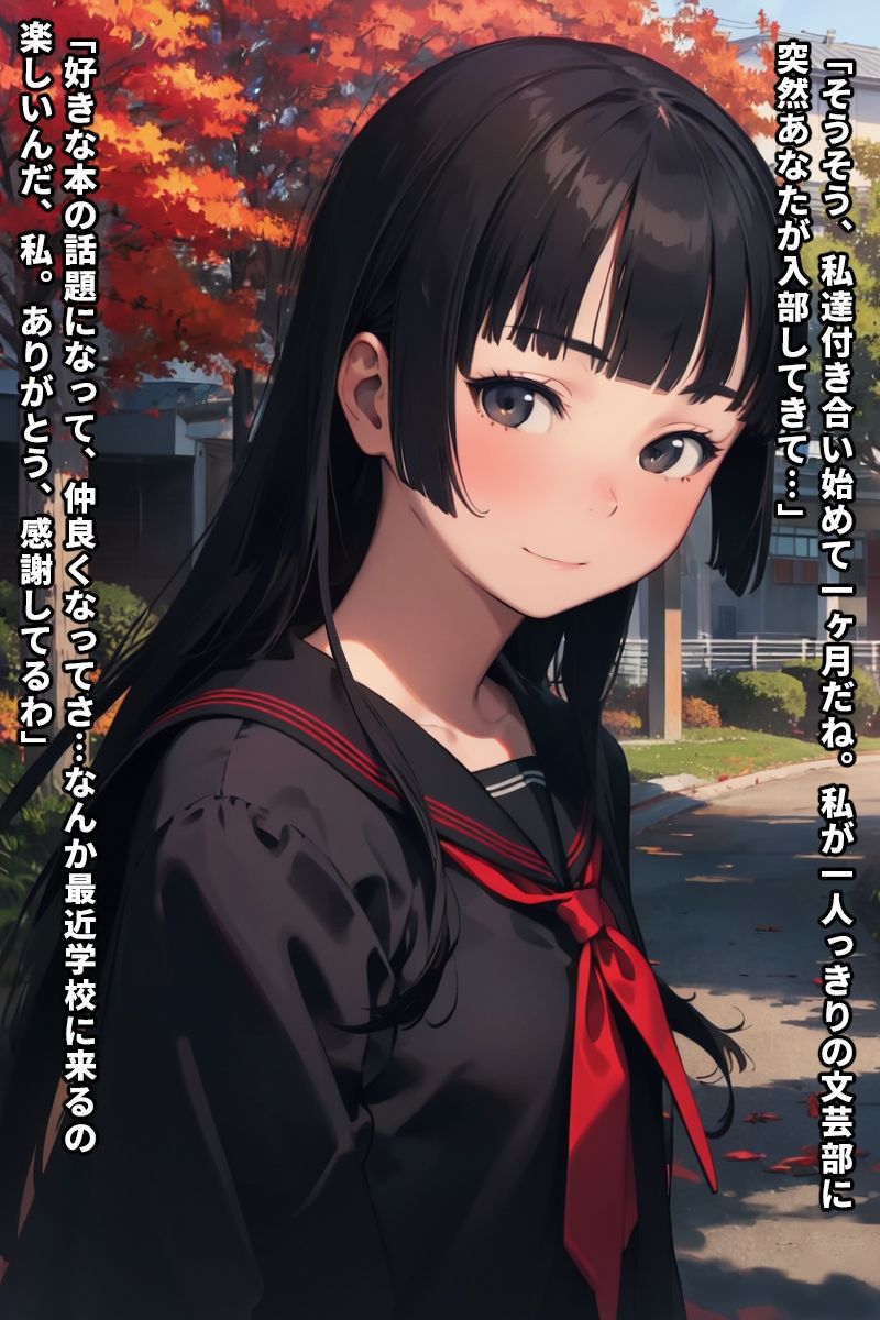 サンプル画像1:年上彼女、貧乳でちょろかわいい先輩(混ぜ猫オーロラ) [d_322851]