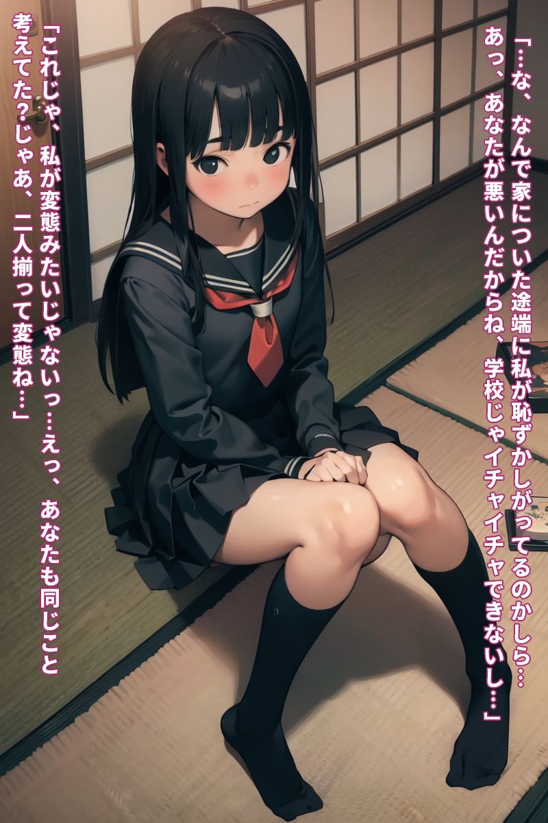 サンプル画像2:年上彼女、貧乳でちょろかわいい先輩(混ぜ猫オーロラ) [d_322851]