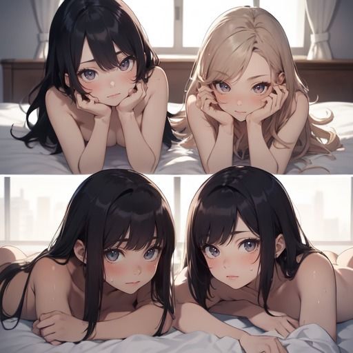 サンプル画像3:美少女と添い寝(宇治抹茶) [d_322854]