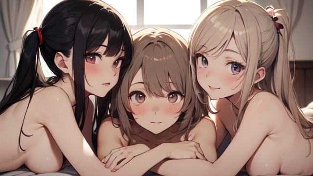 サンプル画像5:美少女と添い寝(宇治抹茶) [d_322854]