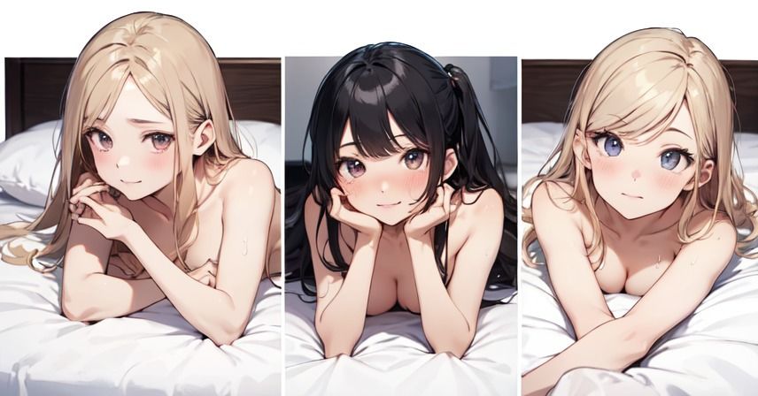 サンプル画像6:美少女と添い寝(宇治抹茶) [d_322854]