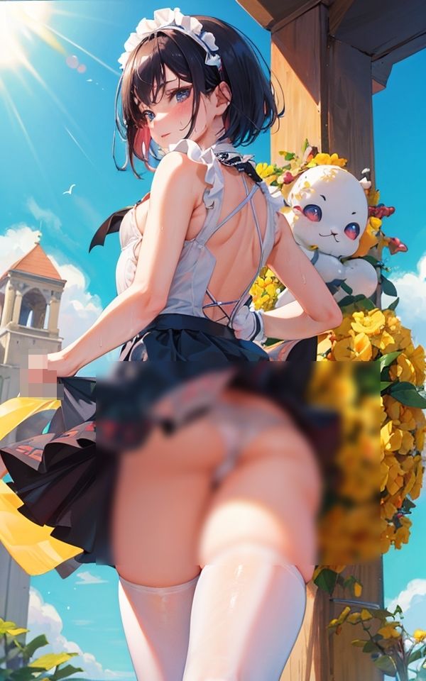 サンプル画像1:いろいろ見えちゃってますよね「恥ずかしいです」(ミルクキング2) [d_322890]