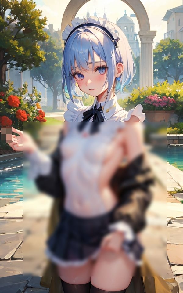 サンプル画像3:いろいろ見えちゃってますよね「恥ずかしいです」(ミルクキング2) [d_322890]