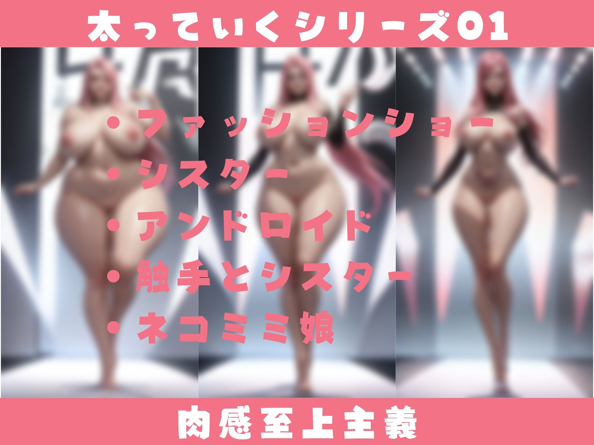 サンプル画像5:太っていくシリーズ01(肉感至上主義) [d_322900]