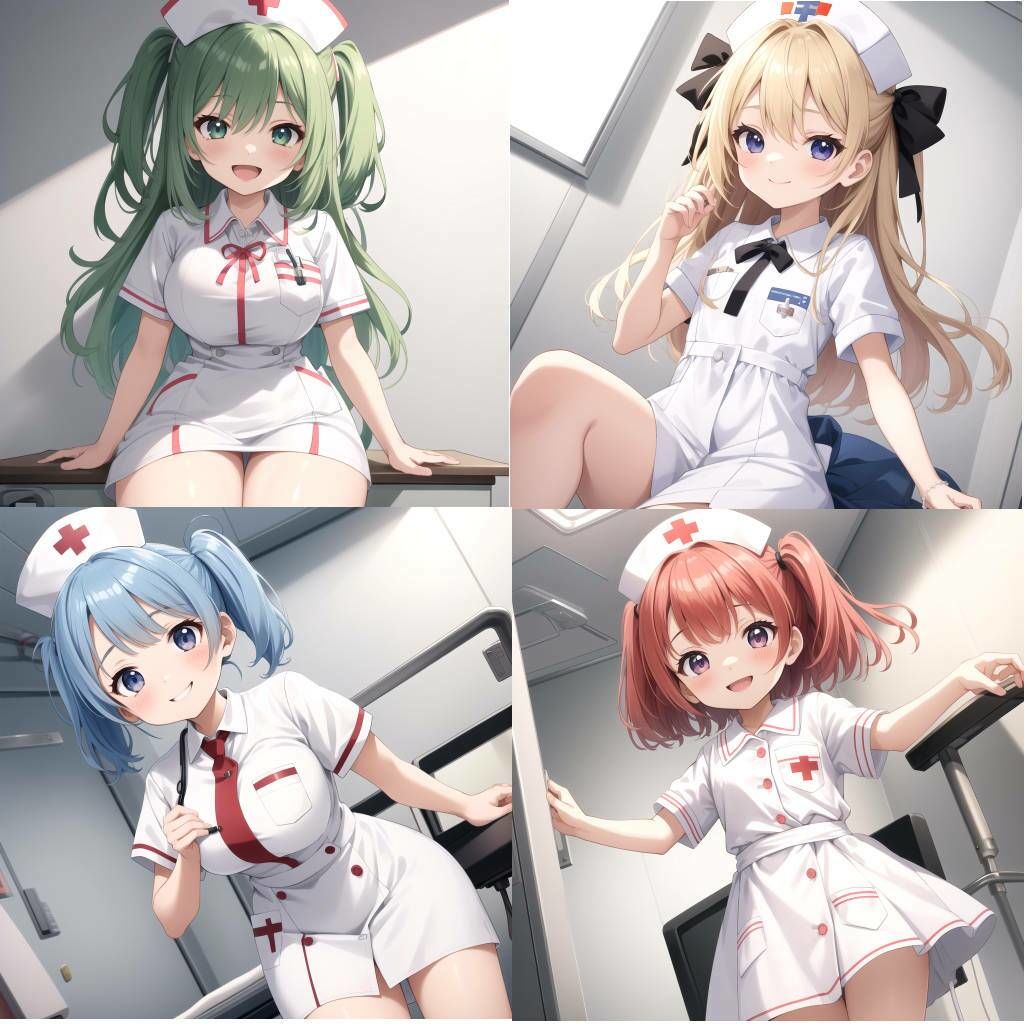 サンプル画像1:ナースエッチ(AIのおかず) [d_322975]