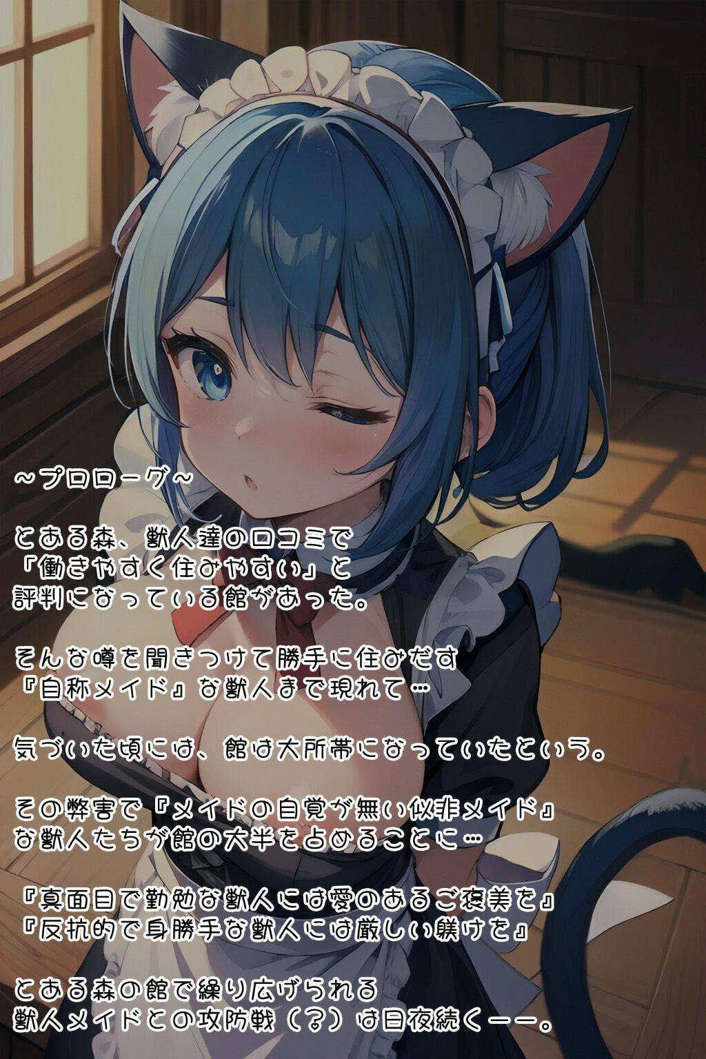 サンプル画像1:半裸繚乱 アニマルメイド編(0番のりば) [d_322983]