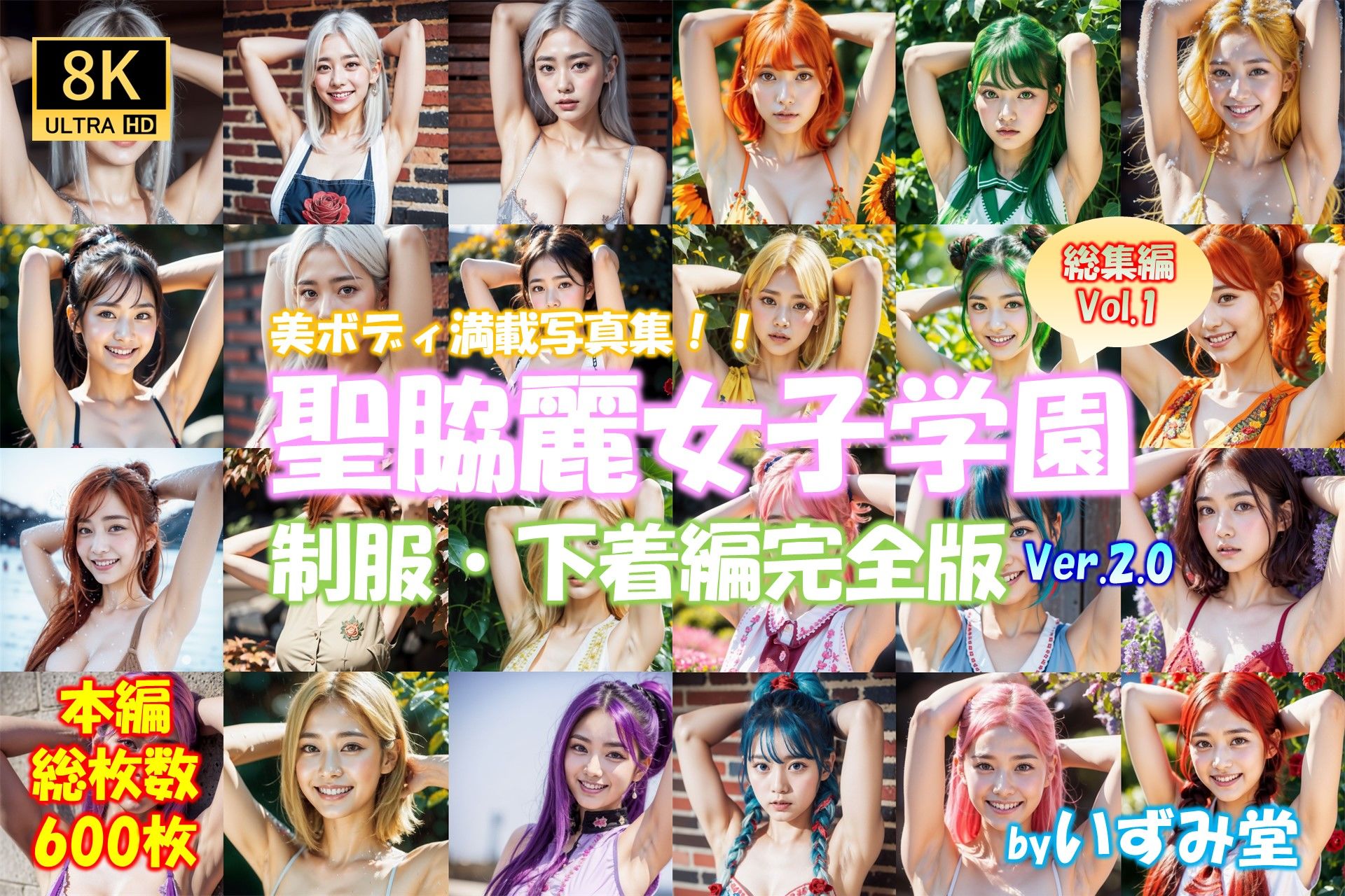 サンプル画像1:聖脇麗女子学園 制服・下着編完全版(いずみ堂) [d_323102]