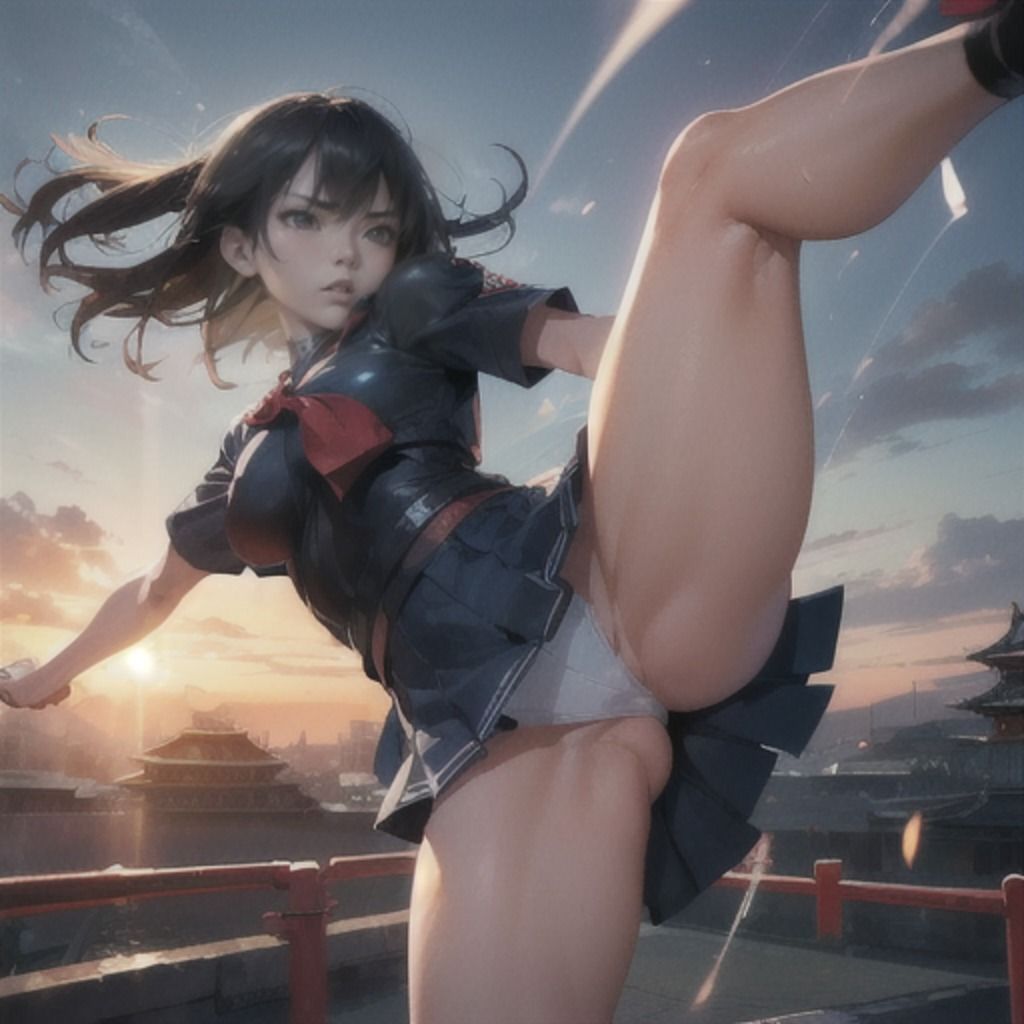 サンプル画像5:ストリートファイトガール 着衣編(CatsOnStage) [d_323162]