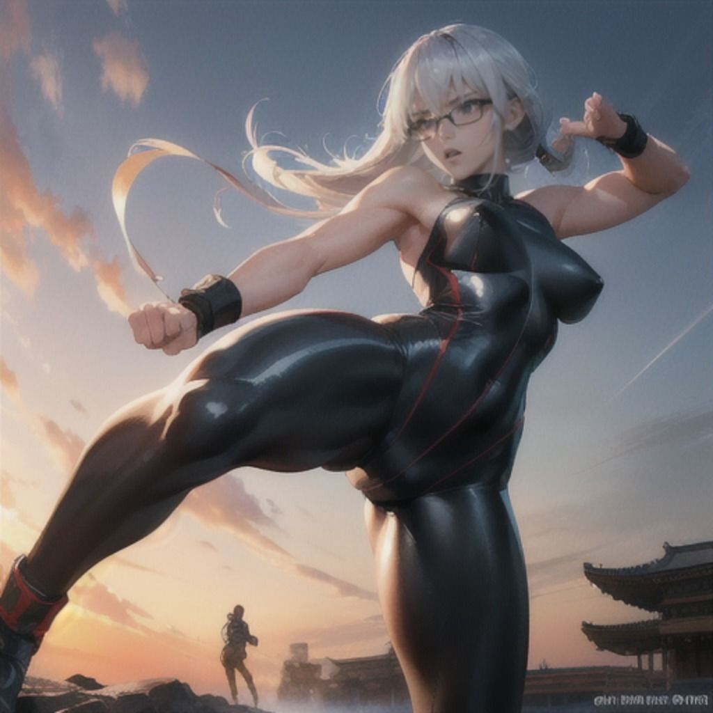 サンプル画像1:ストリートファイトガール 着衣編2(CatsOnStage) [d_323164]