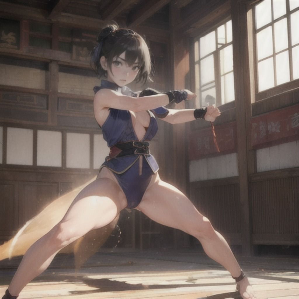 サンプル画像4:ストリートファイトガール 着衣編2(CatsOnStage) [d_323164]