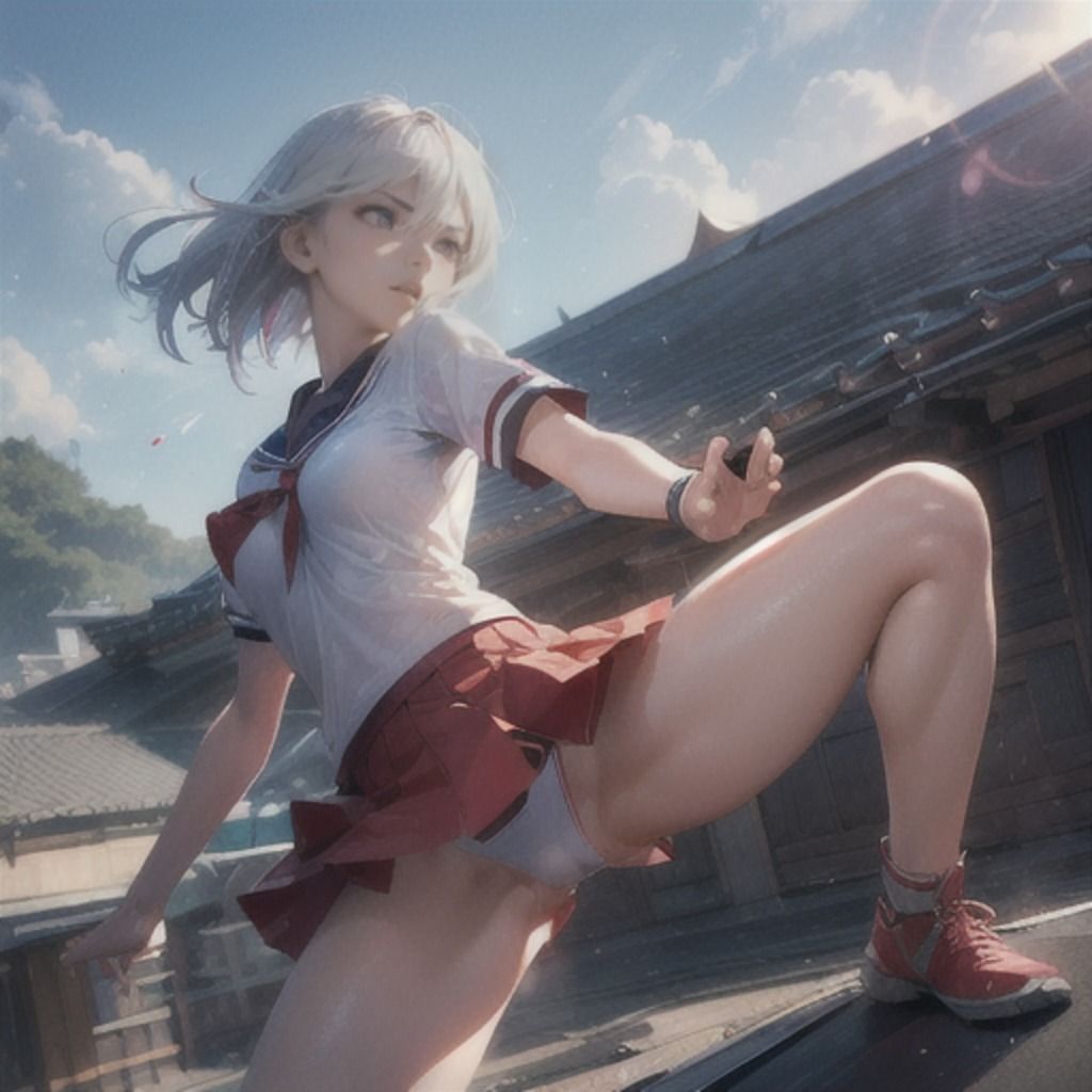ストリートファイトガール 着衣編2のサンプル画像 6