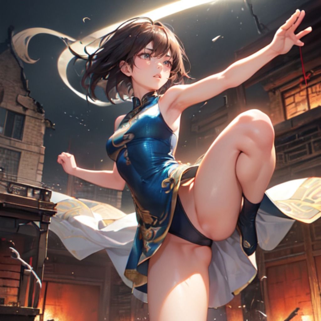 サンプル画像2:ストリートファイトガール 着衣編3(CatsOnStage) [d_323165]