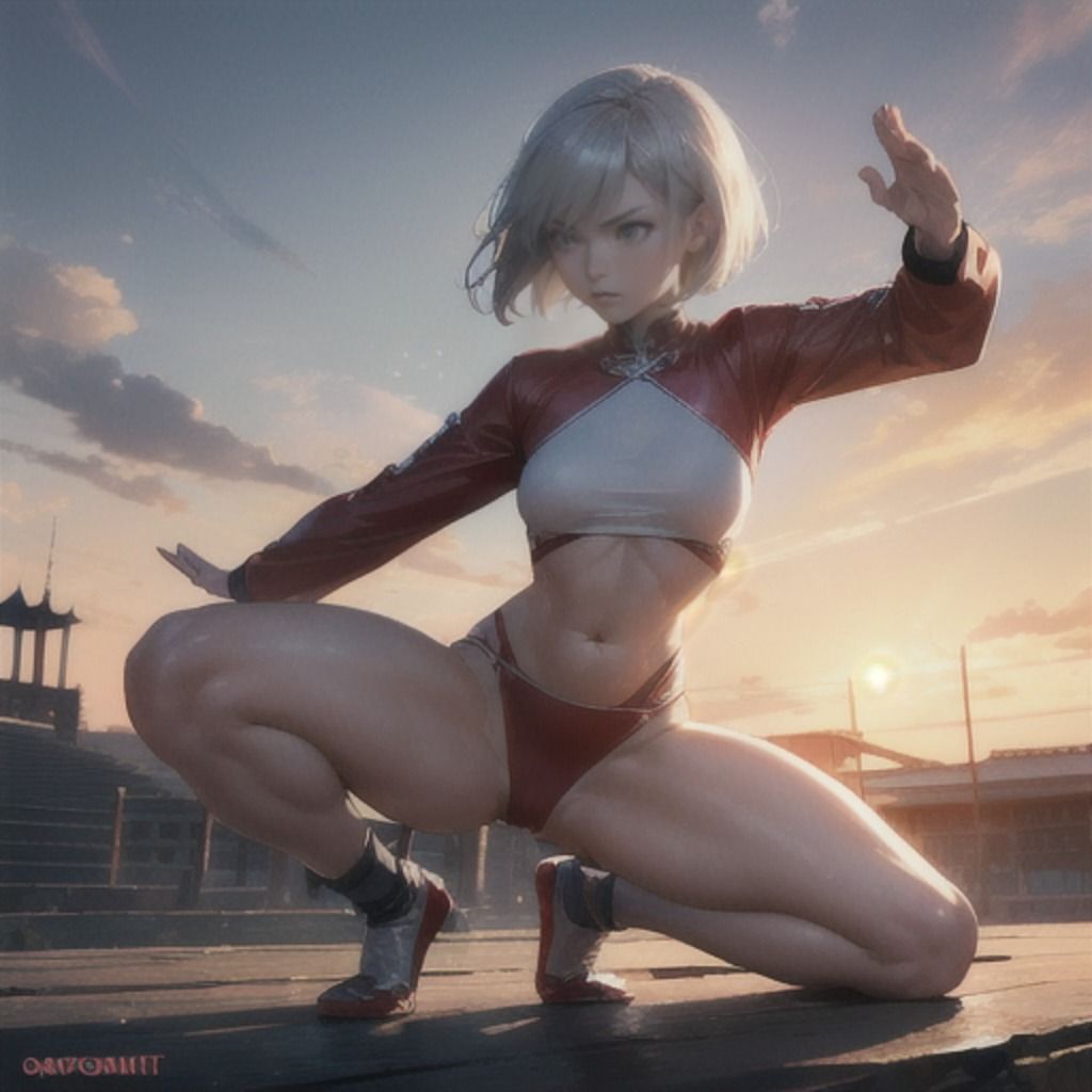 サンプル画像3:ストリートファイトガール 着衣編3(CatsOnStage) [d_323165]