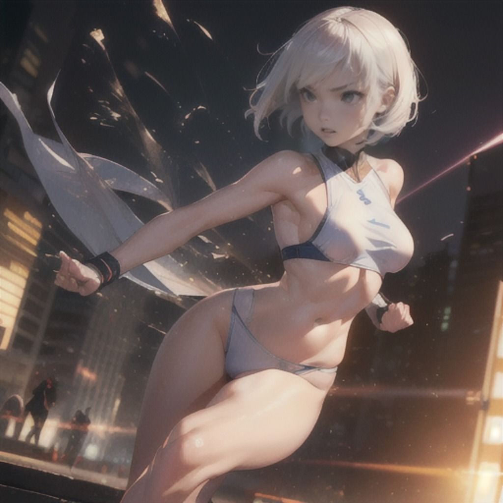 ストリートファイトガール 着衣編3のサンプル画像 6