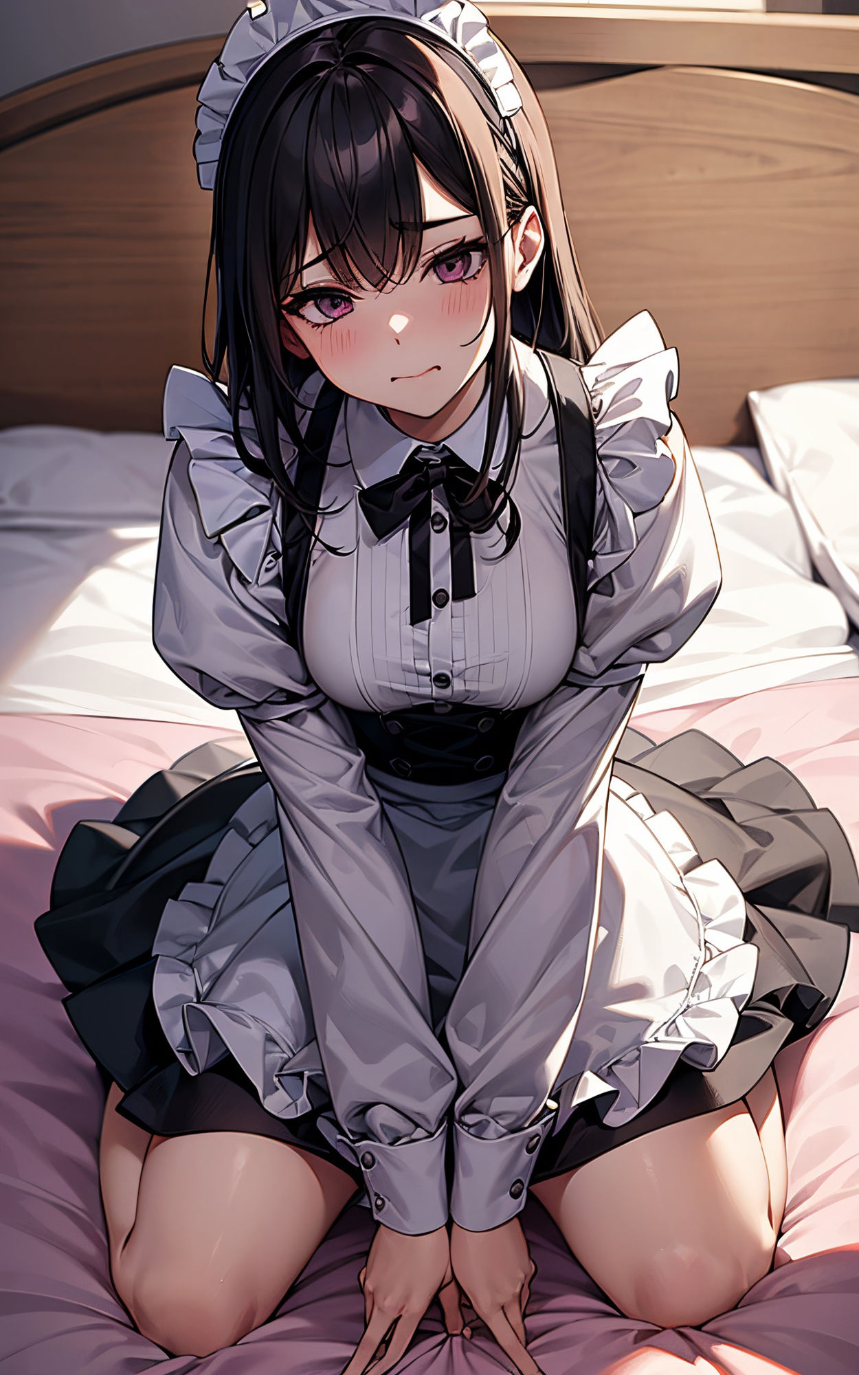 サンプル画像1:悠久の時の中でメイドさんと無限にえっちする話(アラ50おじさん) [d_323267]