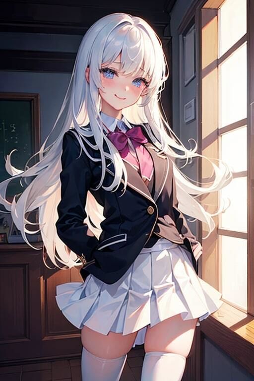 サンプル画像4:AI生成美女写真集 vol18 制服美女(Ai Girls Collection) [d_323297]