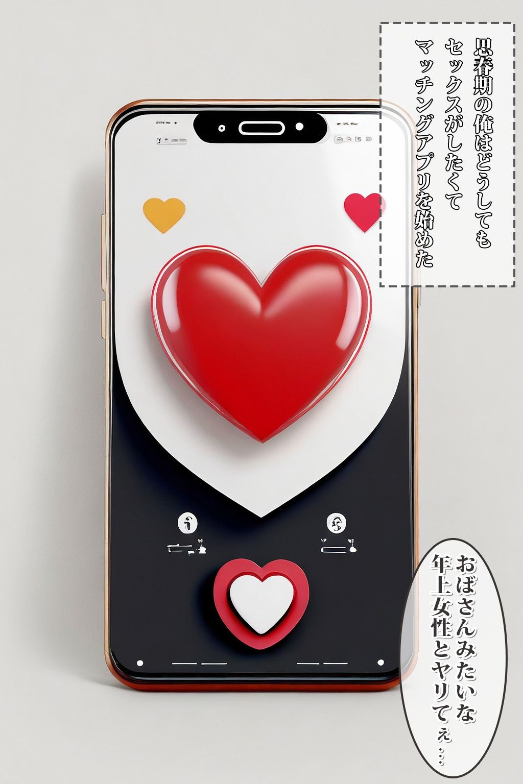 サンプル画像4:憧れの親友の母親とマッチングアプリで再会。理性のままにイキ乱れる…(もしもの世界) [d_323315]