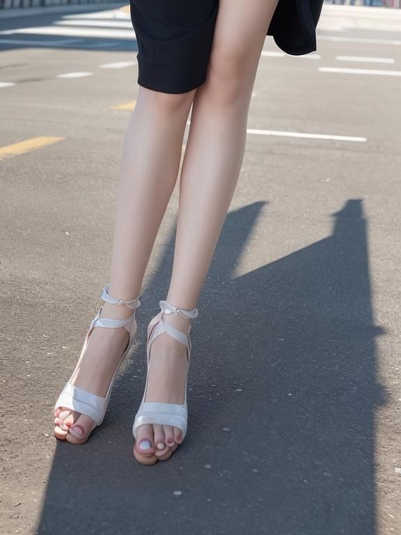 サンプル画像2:アジアン系AI美女たちの生足＆足裏スペシャル！(足フェチ男) [d_323350]