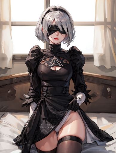 サンプル画像1:膣出ししてくれませんか？- ヨルハ二号B型（NieR:Automata）-(Mr.Eの研究室) [d_323380]