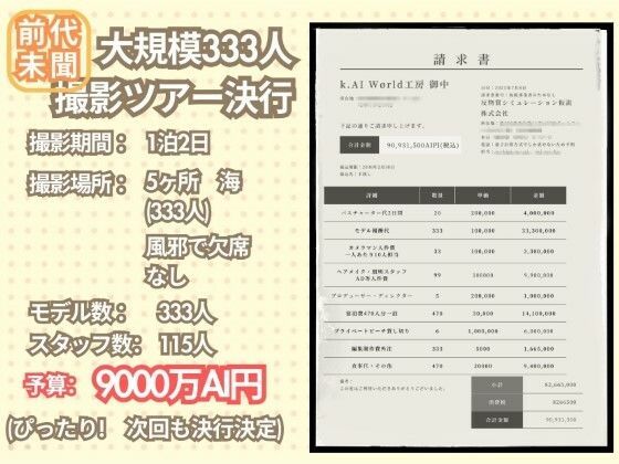 サンプル画像6:人類史上初！前代未聞の333人全員18歳！第2弾「クラスで1番の女の子の裸だけが拝める」Xデー到来！！(k.AI World) [d_323395]