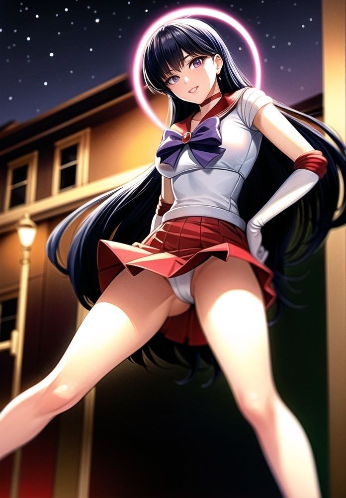 サンプル画像4:セーラー戦士の露出写真集(二次元の華道) [d_323416]