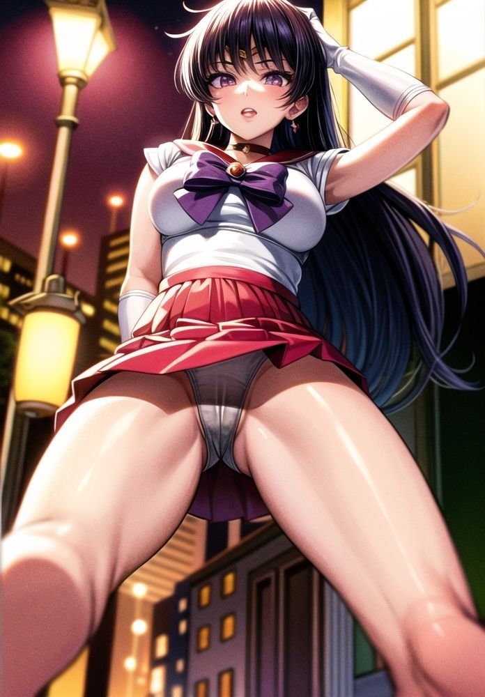 サンプル画像5:セーラー戦士の露出写真集(二次元の華道) [d_323416]