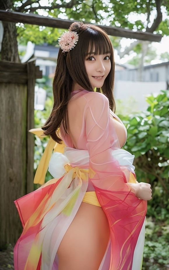 サンプル画像5:AI美女グラビア 天女たちの癒しのバカンス(yomogi) [d_323426]