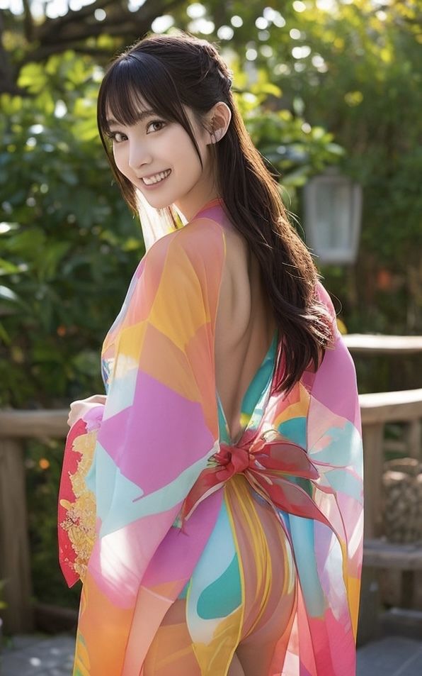 サンプル画像6:AI美女グラビア 天女たちの癒しのバカンス(yomogi) [d_323426]