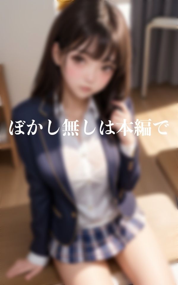 制服美少女の純白パンツが染みてきて...のサンプル画像 6