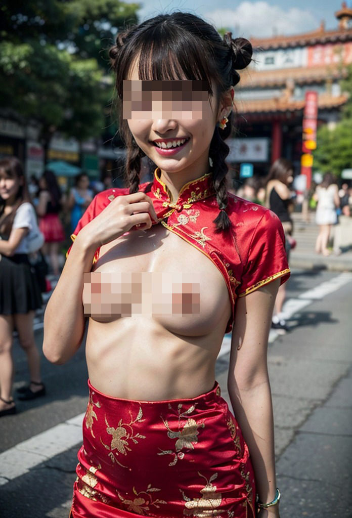 サンプル画像6:コスプレ天国〜制服:チャイナ服 編 vol.1(ヒロイン危機一髪！) [d_323580]