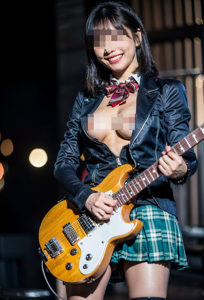 サンプル画像4:コスプレ天国〜ガールズバンド vol.1(ヒロイン危機一髪！) [d_323599]