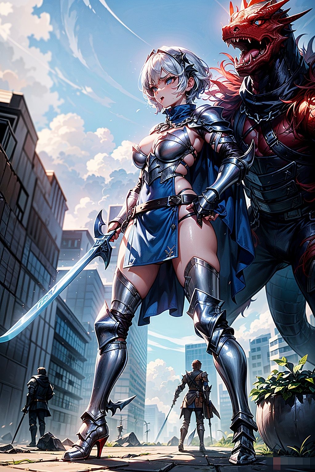 サンプル画像2:RPGの裏側 女戦士 濡れ濡れソード(幻想の書架) [d_323612]