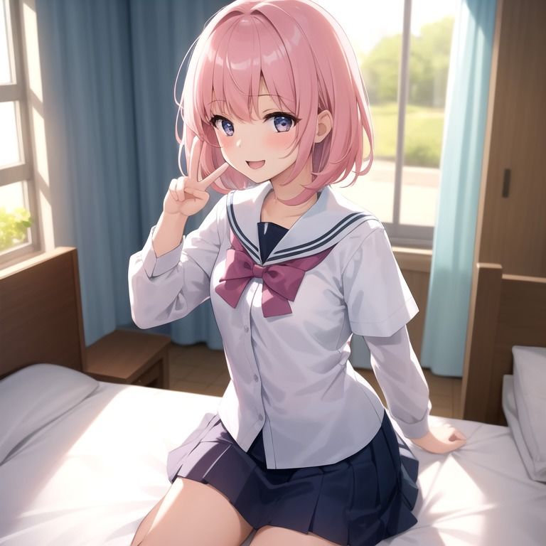 サンプル画像3:【はだかの下級生】 褒められると断れない下級生に 美術のモデルになってと 1枚ずつ服を脱がしてみた ＃3(美女の中指) [d_323631]