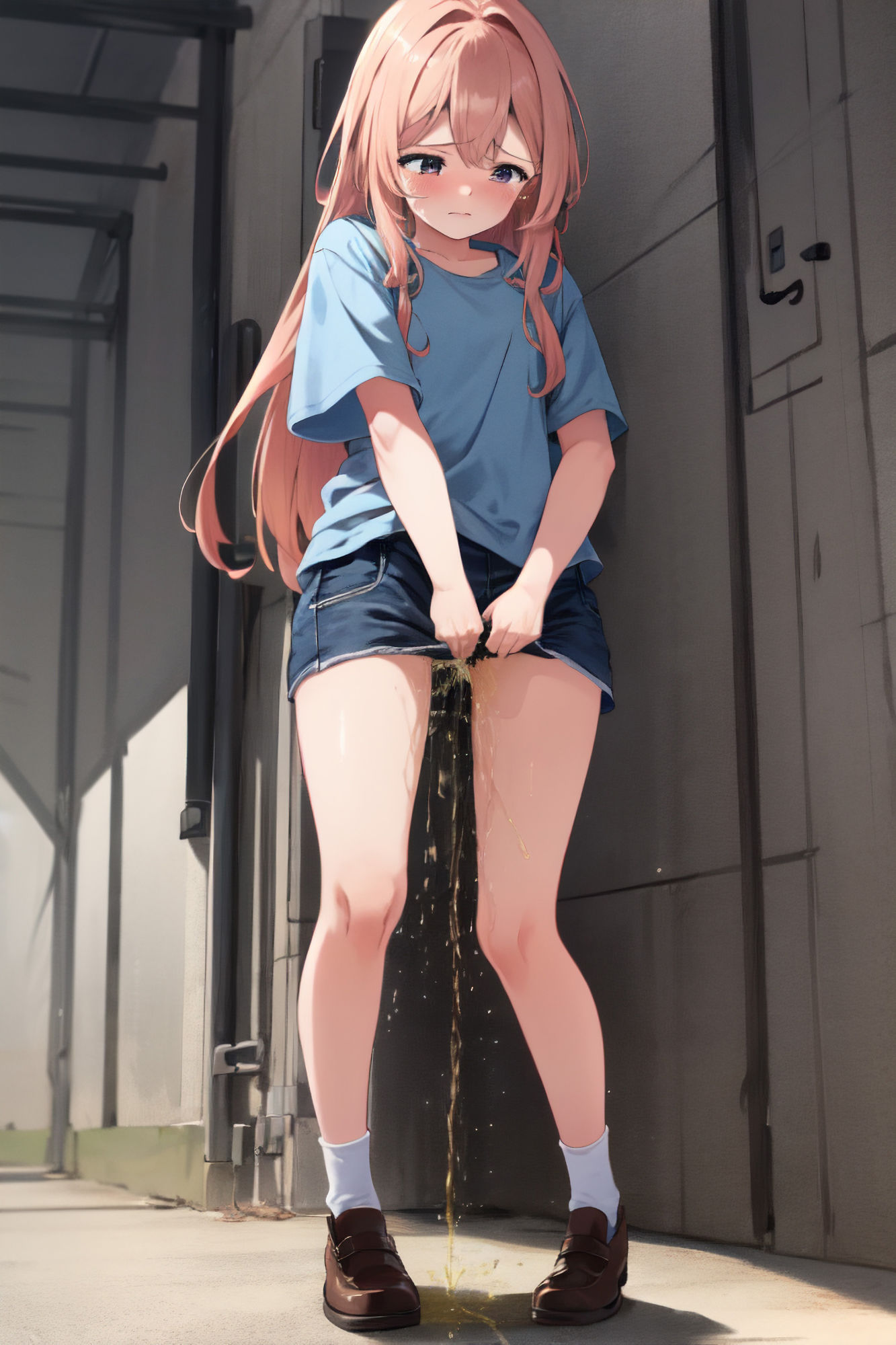 サンプル画像1:我慢できずにお漏らししちゃう女の子 Vol.1(小林 由佳) [d_323758]