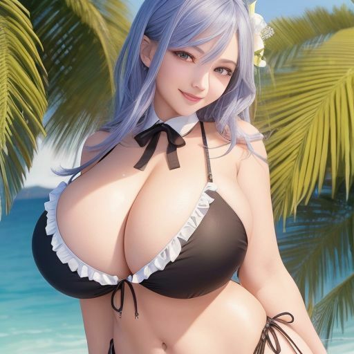 サンプル画像6:爆乳天使の香織ちゃん※AIイラスト美少女※(AIイラスト冒険者) [d_323785]