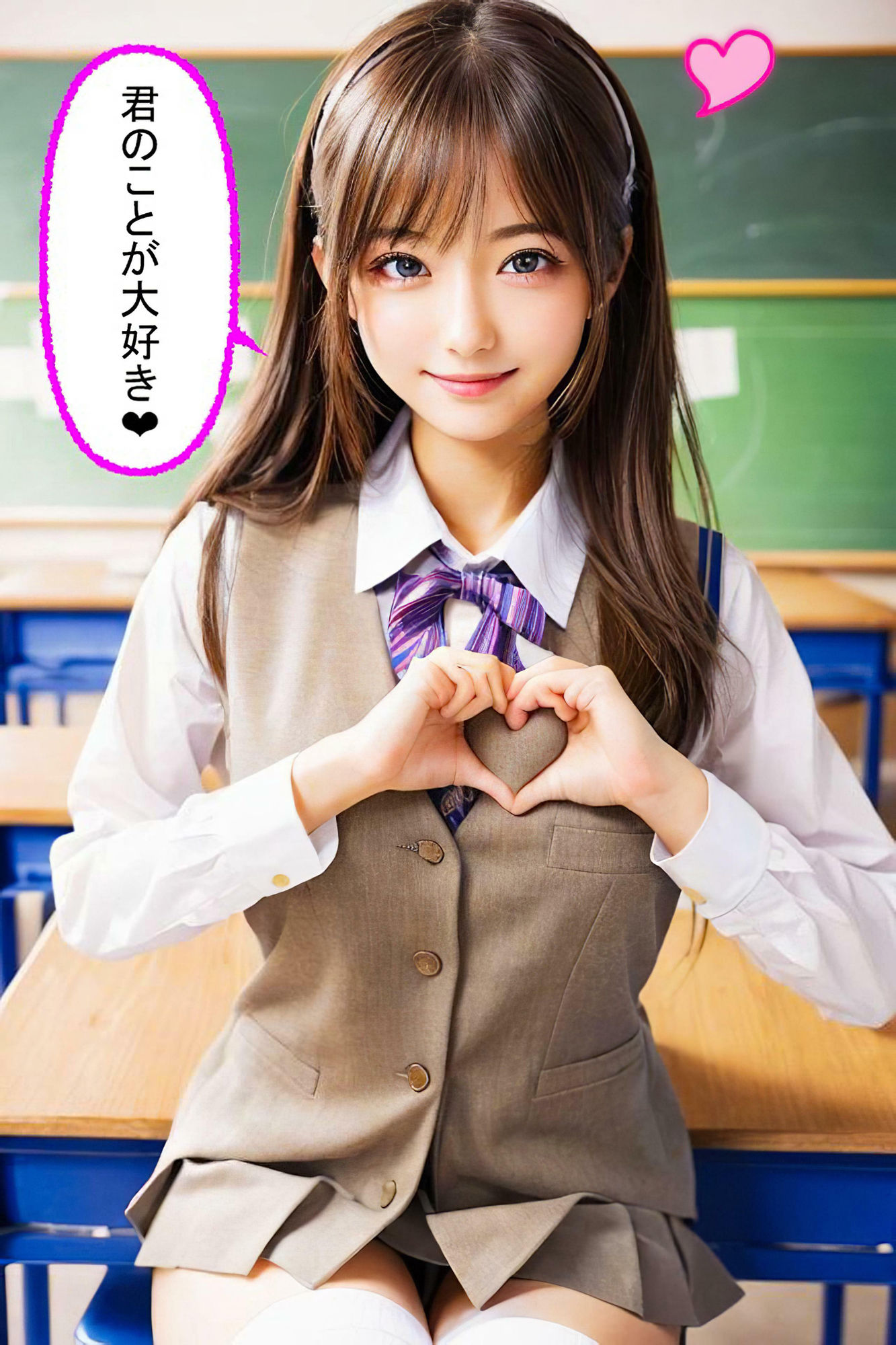 エッチ学園の女子たちの誘惑（セリフ付き）