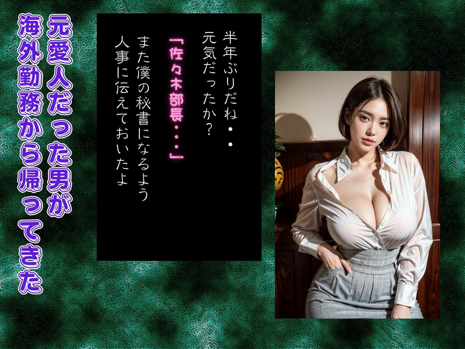 サンプル画像1:秘書課の女 秘書の秘所が肉厚ラビアに開発されて・・(フェチ研) [d_323830]