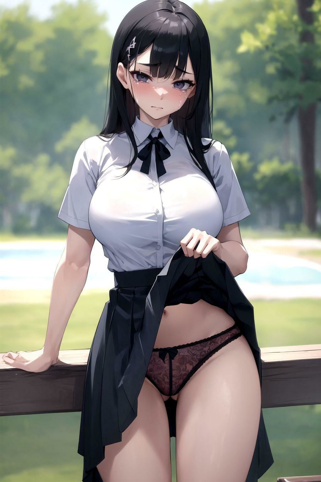 サンプル画像2:パンツくらい見せてもいいんだからっ(きゅうりの里) [d_323857]