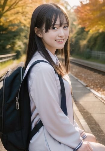 サンプル画像2:日本の○校生（女子） 自転車通学編(魅惑の冒険者) [d_323861]