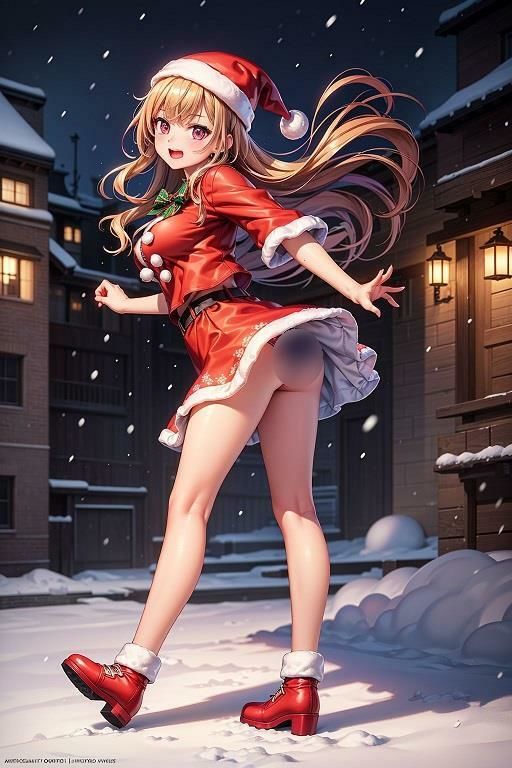 サンプル画像3:サンタ女子のパンチラ(D.P.H.) [d_323899]