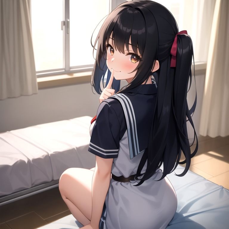 サンプル画像2:【はだかの下級生】 褒められると断れない下級生に 美術のモデルになってと 1枚ずつ服を脱がしてみた ＃4(美女の中指) [d_323979]