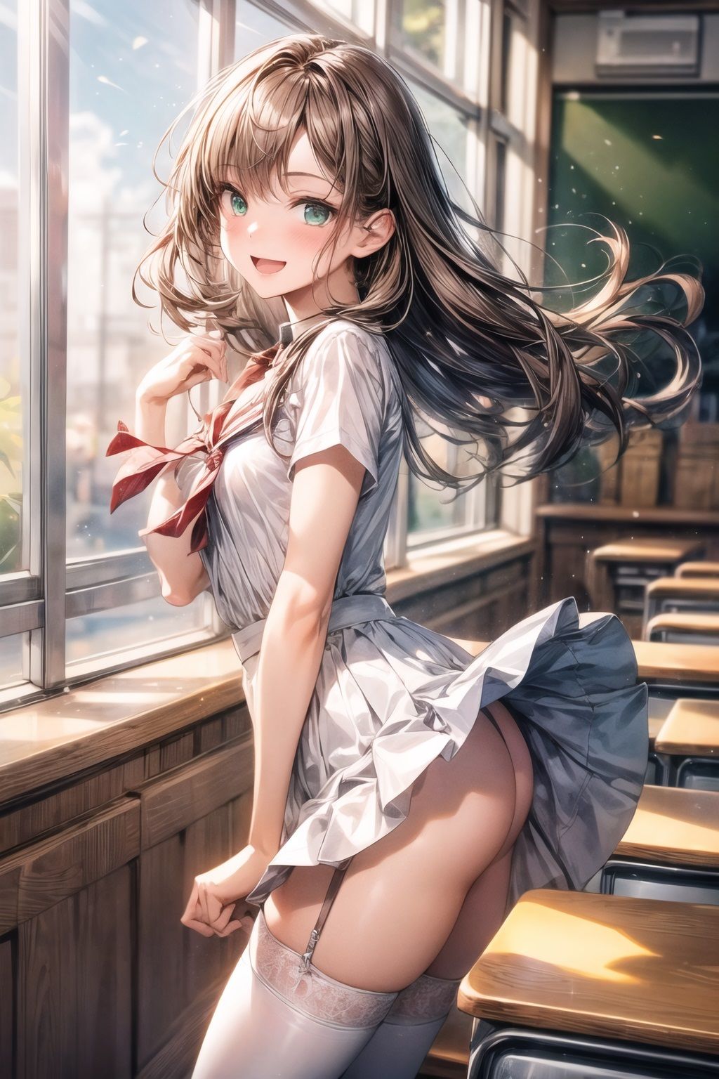 サンプル画像4:女子校生はゆーわくチャレンジ☆でフォロワーを獲りにいく(女神の果樹園) [d_324033]