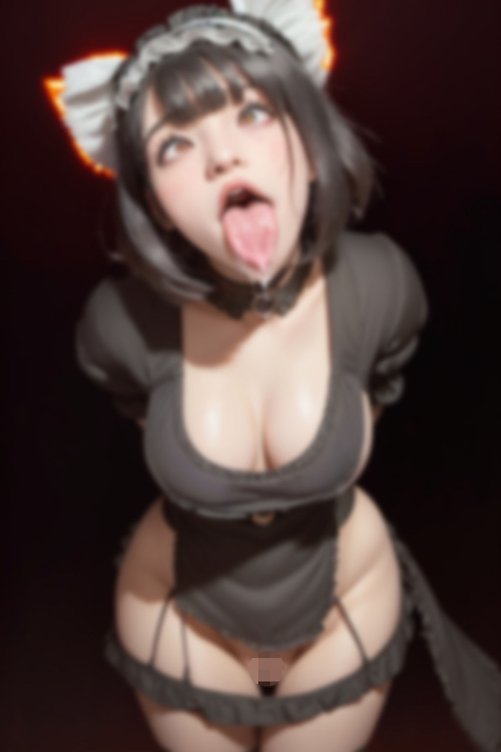 サンプル画像1:極上顔面オナホシリーズ！オナペ顔マ●コ☆ チンシコし放題 アヘ顔詰め合わせパック メイド服Version(フェティシズム ラブ ｜ Fetishism Love) [d_324065]